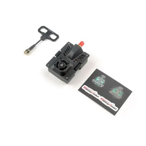 Hot HappyModel ES24TX Pro 1000mW 2.4G ExpressLRS ELRS Micro TX Module with Cooling Fan RGB LED Module for RC Airplane FPV Drone